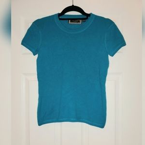 henri bendel cashmere t shirt Sz L